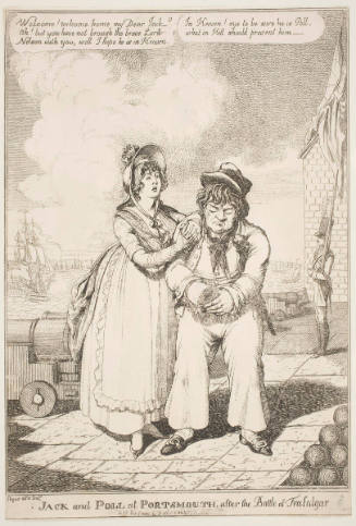 Jack and Poll at Portsmouth, after the Battle of Trafalgar