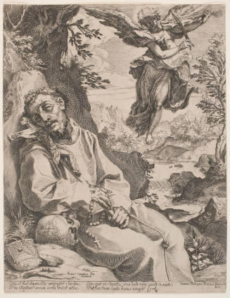 St. Francis Consoled by an Angel