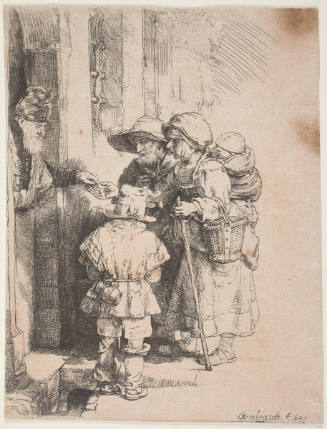 Beggars Receiving Alms