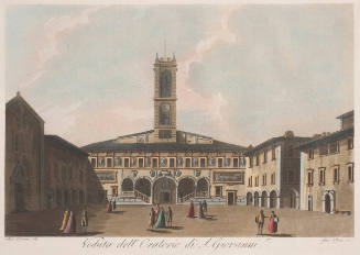 View of the Courtyard of S. Giovanni