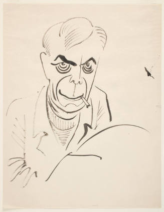 Sketch for Caricature of Georges Braque