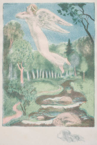 The Angel, illustration to the poems of Francis Thompson