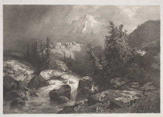 Untitled landscape, No. 54 from Oeuvres de A. Calame