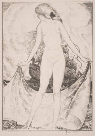 Untitled (Nude and Galleon)