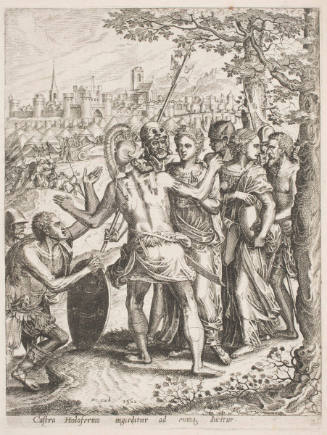 Judith Enters The Camp Of Holofernes And Is Led To Him