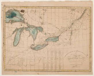 Map of Upper and Lower Canada