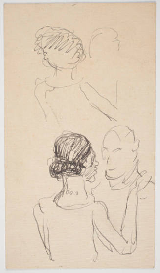 Untitled (Two studies of couples dancing)
