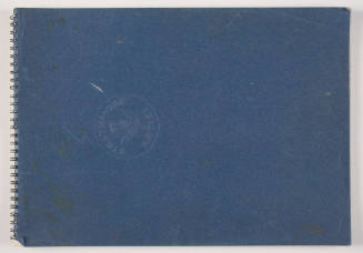 Sketchbook (blue cover, spiral, Strathomre Artist)