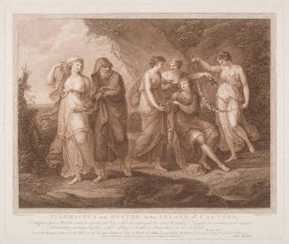 Telemachus and Mentor in the Island of Calypso
