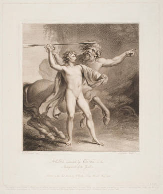 Achilles Instructed by Chiron in the Management of the Javelin