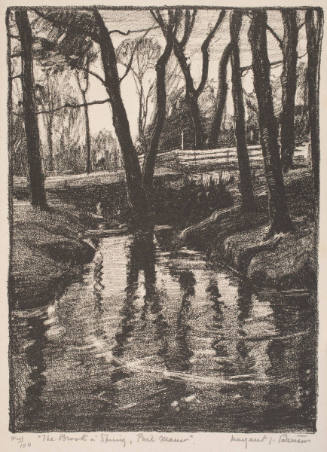 The Brook in Spring, Pine Manor