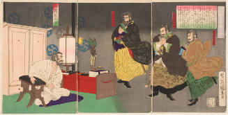 Yamaoka Tesshu sees the Spirits of Saigo Takamori and Takamori's Chief Lieutenants