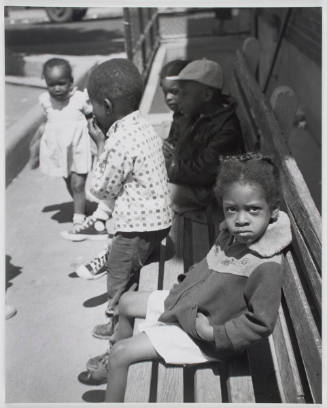 South End, Boston (Children on a Bench)