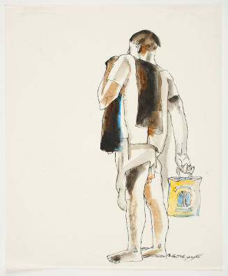 Standing Man with a Carrier Bag