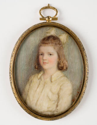 Portrait of a Young Woman: Girl with Yellow Hair Ribbon