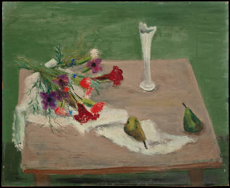 Still Life-Flowers and Pears