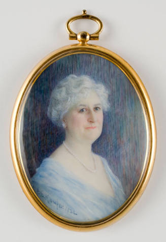 Portrait of a white haired lady