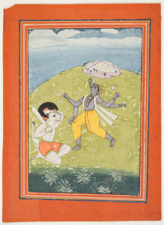 Varaha Rescuing the Earth from the Demon Hiranyaksha