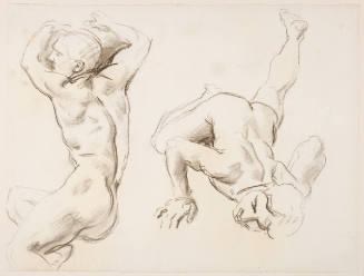 Sketch of Two Male Nudes