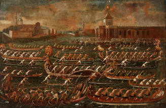 A Regatta in Venice, at the Basin of Saint Mark's