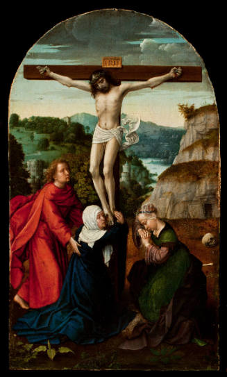 Christ on the Cross, with Saint John, The Virgin Mary and Mary Magdalene