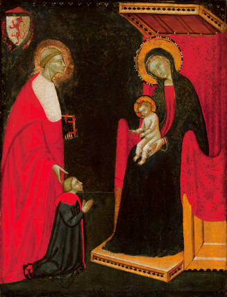 The Blessed Pierre de Luxembourg Presenting a Donor to the Virgin and Child