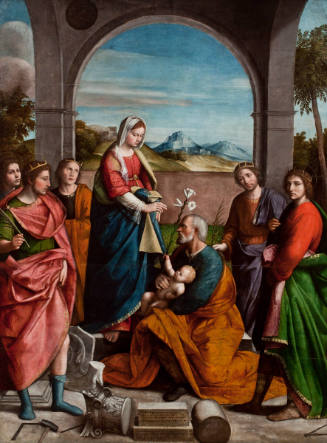 Altarpiece: The Holy Family and Saints