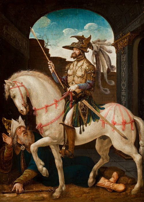 King Sapor of Persia Humiliating Emperor Valerian (Portrait of Emperor Charles V)