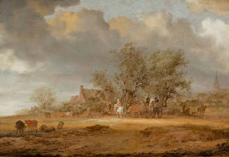 Landscape with Trees and a House