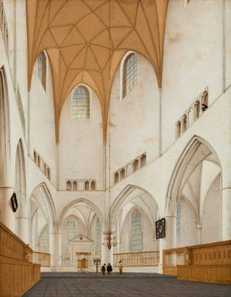 Interior of the Choir of Saint Bavo's Church at Haarlem