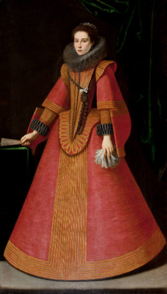 Portrait of a Young Noblewoman with the Initials LVSS (or IVSS)
