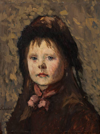 Portrait of the artist's daughter