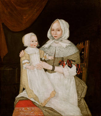 Elizabeth Clarke Freake (Mrs. John Freake) and Baby Mary