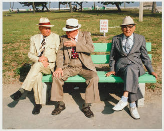 Untitled (Three Men on a Bench)