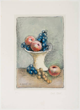 Still Life With Bowl Of Fruit