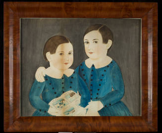 Two Children in Blue