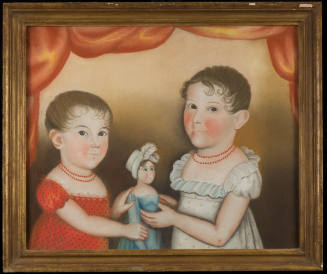 Two Children with Doll