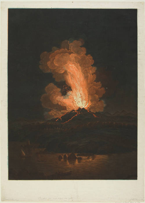 Eruption of Mt. Etna in 1766