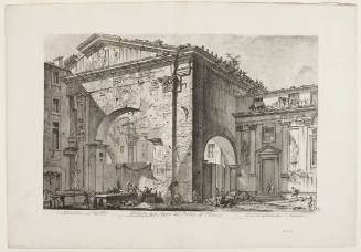 Atrium and Portico of Octavia (Veduta dell'Atrio del Portico di'Ottavia)