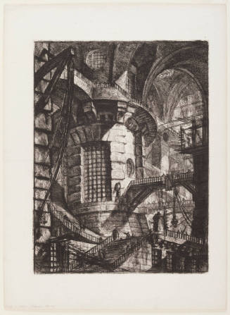 The Round Tower, Plate III from the Prisons (Carceri) series, Second Edition