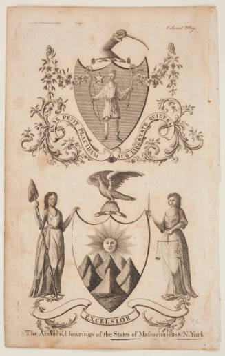 The Armorial Bearings of the States of Massachusetts and New York