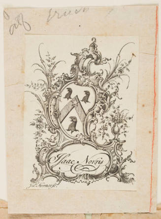 Bookplate of Isaac Norris