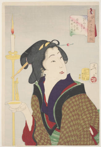 Thirsty: The Appearance of a Street-Geisha, A Bar Worker, in the Ansei Era