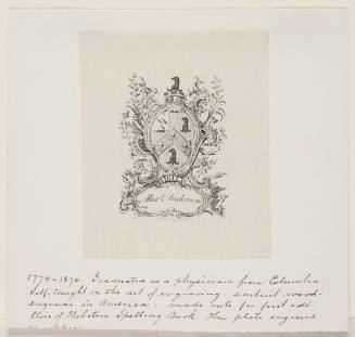 Book Plate of Alexander Anderson