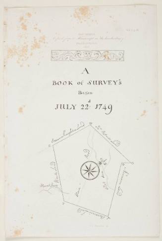 A Book of Survey's Began July 22, 1749