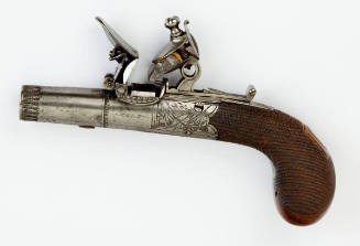 Flintlock Pocket Pistol with Box-Lock