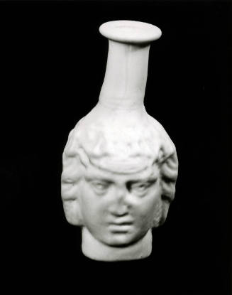 Double Head-Shaped Bottle: One Serious Face, One Smiling Face