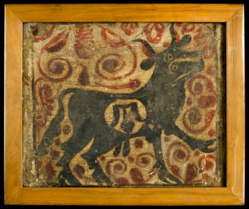 Ceiling tile (socarrat) with Bull Design