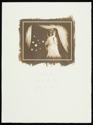 Gold-toned Kallitype Proof of "Herschel's Bride"