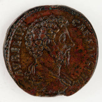 Marcus Aurelius as Caesar, Sestertius